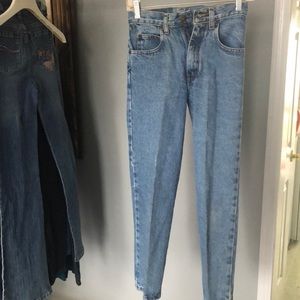 Open trails boys jeans size 1200% cotton light wash straight leg